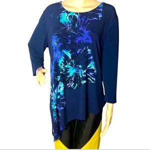 𝅺Chico’s mid sleeve blouse